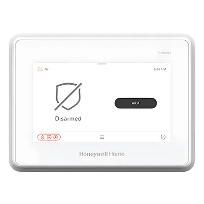 Panel de seguridad Honeywell Home Resideo PROA7FA con pantalla táctil de 7 pulgadas