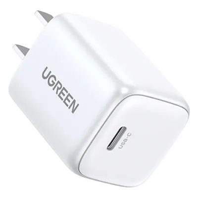 Cargador Mini de 30W serie Nexode | 1 USB-C de Carga Rápida | Tecnología GaN II | Power Delivery 3.0 | Quick Charge 4.0 | Carga Inteligente | Múltiple Protección  | Mayor Eficiencia Energética | Color Blanco.