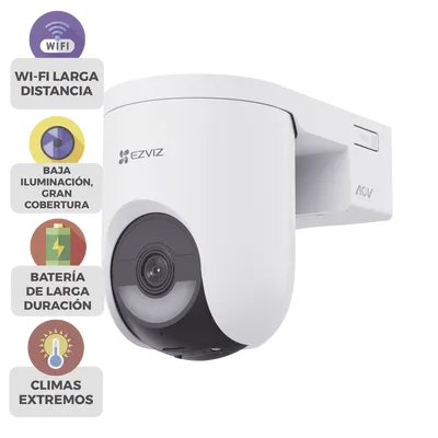 Cámara IP PT EZVIZ CS-HB8C Lite 2K+ con Wi-Fi 6 y 4G LTE