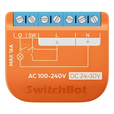 Interruptor inteligente SwitchBot Relay Switch 1PM con medición de consumo