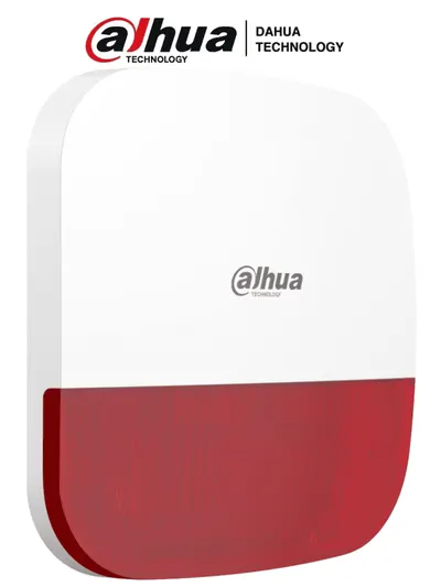 Sirena inalámbrica para exterior Dahua DHI-ARA13-W2 con estrobo IP65