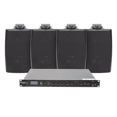 Kit de audio para rack EPCOM PROAUDIO SF120DTB/4WS con Bluetooth