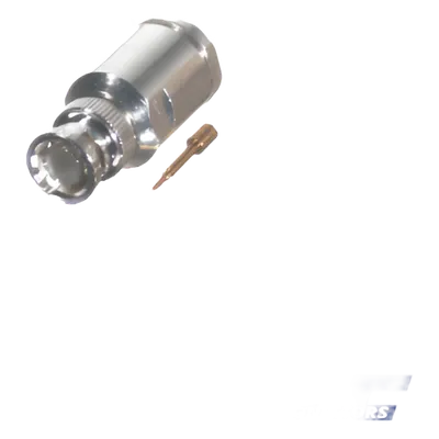 Conector BNC macho RF Industries RFB-1101-1EN para cable coaxial