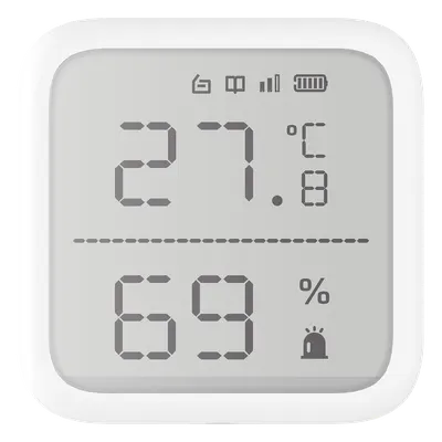 Detector inalámbrico Hikvision DS-PDTPH-E-WB con sonda externa
