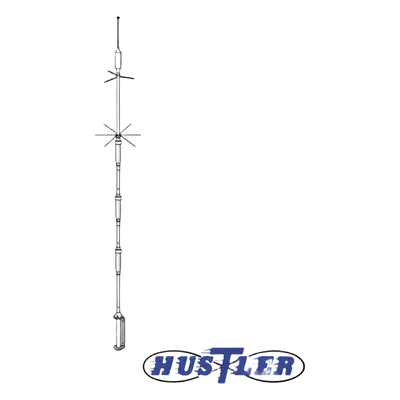 Antena HF de Base / 10-80 m / 1000 W / UHF Hembra / 7.6 m (24.9 ft)