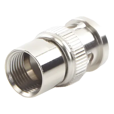 Conector BNC Macho / Rosca / Bronce Niquelado / Delrin / 28 mm / 0.09 ft / RG-8/X, LMR-240, LP240, RG-59/U