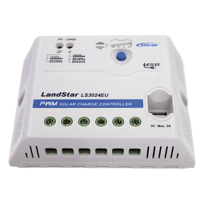 Controlador solar PWM EPEVER LS-3024-EU de 30 A para 12/24 V