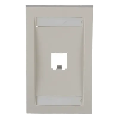 Placa de pared PANDUIT CFPE1IWY con 1 puerto Mini-Com