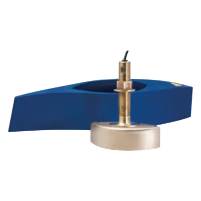 Sensor de Profundidad y Temperatura / Dual Frecuencia 50-200 kHz / 1 kW RMS / Rango 500 m (1640 ft) / Bronce / Thru-Hull / 1 a 45 Nudos