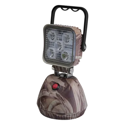Luz de Trabajo LED Recargable / 650 Lúmenes / 3 Modos de Iluminación / Base Magnética / Autonomía 3-4 Horas