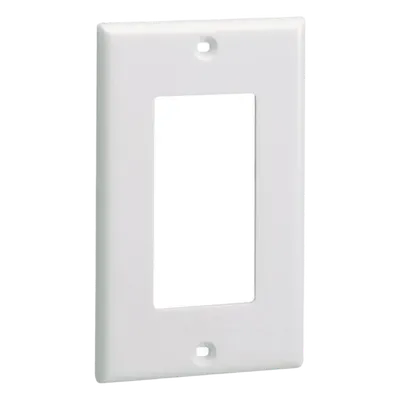 Placa frontal GFCI PANDUIT CPGWH blanca de ABS