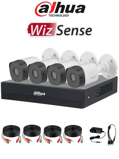 Kit de videovigilancia Dahua DHI-KIT/XVR1B04-I/T con 4 cámaras