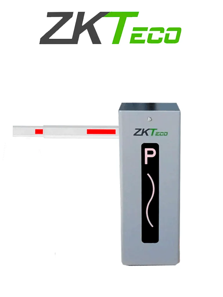 Barrera vehicular ZKTeco CMP200R con brazo telescópico de 2.6 a 4.5 m