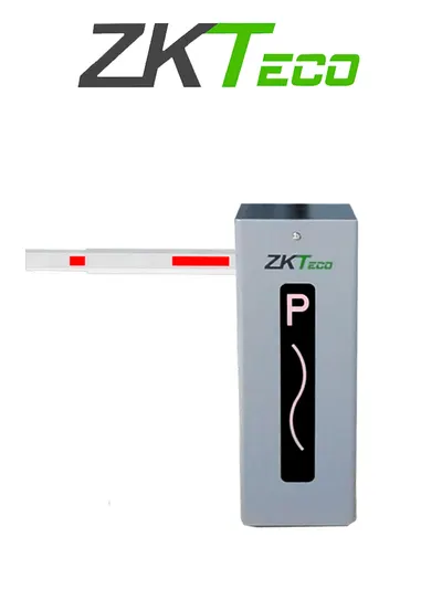 Barrera vehicular ZKTeco CMP200R con brazo telescópico de 2.6 a 4.5 m