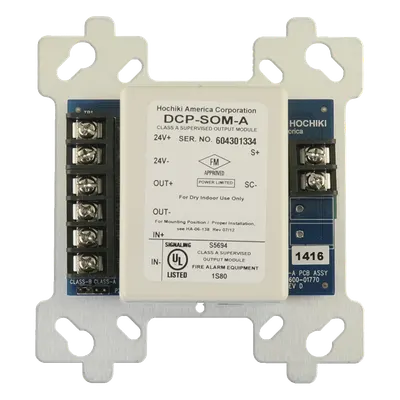 Módulo de Control Direccionable Hochiki SOM-AI con Aislador de Cortocircuito Integrado