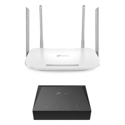 Kit ONU Gigabit y router Wi-Fi AC1200 TP-Link KITONU-EC220G5