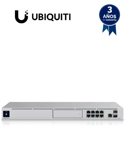 Consola de red UniFi UDM-Pro con puertos 10G SFP+