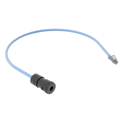 Cable de conexión Cat 6A PANDUIT FC-ICCP0.5MBU de 0.5 m