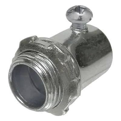 Conector para pared delgada RACO HUB-2003 de acero, 3/4 in