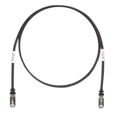 Patch Cord / Cat6A S/FTP Blindado / 26 AWG / CM/LS0H / 10 m (32.81 ft) / Negro