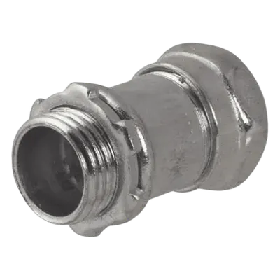 Conector recto HUBBELL HUB-2905 de compresión para tubería de 1 1/4 in