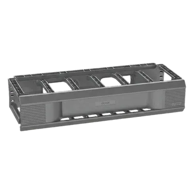 Organizador de cables horizontal Hoffman DCHS2 para rack de 19 pulgadas