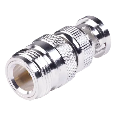 Adaptador coaxial RF Industries RFN-1038-1 N hembra a BNC macho