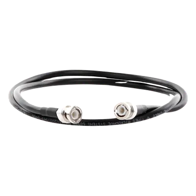 Jumper Coaxial RF / Cable LMR-240 (RG-8/X) / 85 cm / Conectores BNC Macho a BNC Macho / 50 Ohm