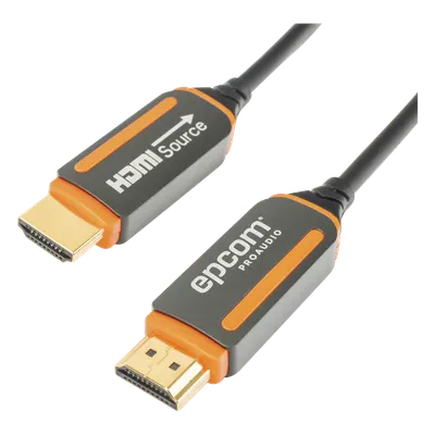 Cable HDMI de fibra óptica EPCOM PROAUDIO EP-FOH-4K-20M de 20 m