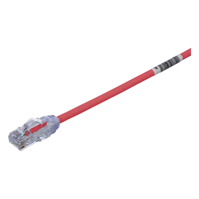 Cable de parcheo Cat6A PANDUIT UTP28X10RD rojo de 3.05 m