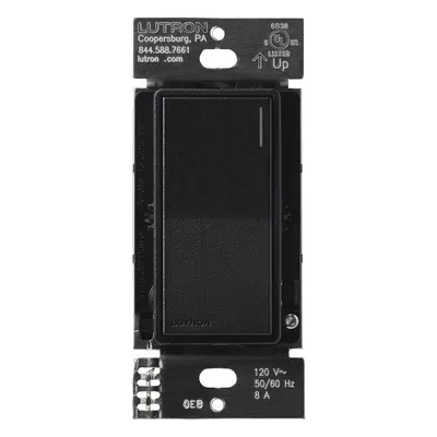 Apagador electrónico Lutron RadioRA 3 Sunnata de 8 A, Midnight