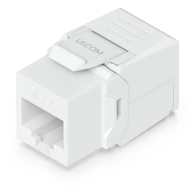 Jack Keystone UBIQUITI UACC-KEYSTONE-JACK-C6 Cat6, paquete de 12