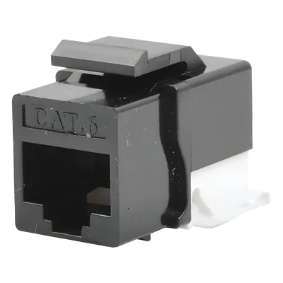 Módulo Jack Cat6 sin herramienta (toolless) keystone - Color Negro