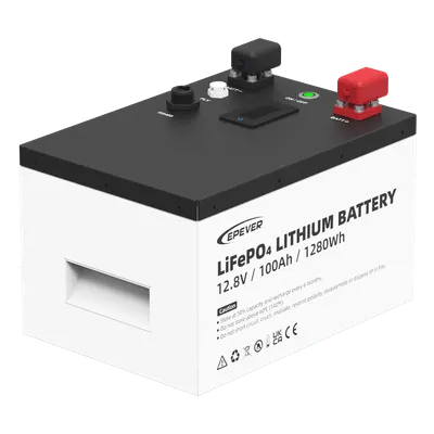 Batería LiFePO4 EPEVER LFP100EP128V2 de 100 Ah con LCD