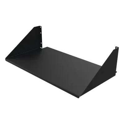 Charola para Rack 19" / Acero Sólido Calibre 16 / Capacidad de Carga 68 kg (150 lb) / 3 UR / Instalación Frontal o Trasera