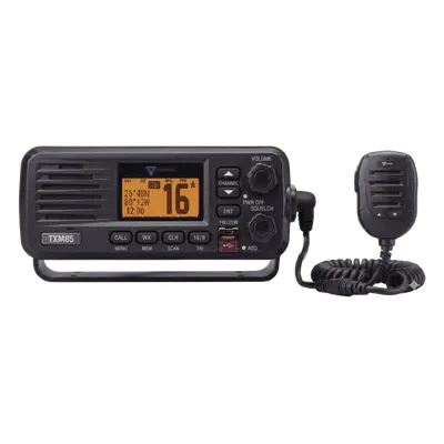 Radio VHF Marino / 25 W / IPX7 1 m (3.3 ft) / Dual y Tri-Watch / Canales Internacionales / Altavoz 4.5 W
