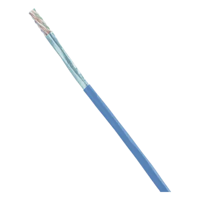 Bobina de Cable Blindado F/UTP / Cat6A / 23 AWG / CMR Riser / 305 m (1000 pies) / Azul