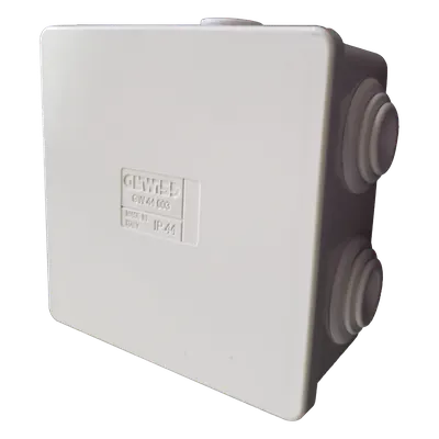 Caja estanca GEWISS GW-44-003 con 6 entradas y protección IP44