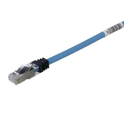 Patch cord Cat6A PANDUIT STP6X1MBU blindado S/FTP de 1 m