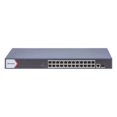 Switch PoE+ Hikvision DS-3E1526P-EI de 24 puertos Gigabit