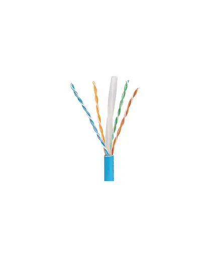 PANDUIT PUC6004BU Bobina de Cable 100% cobre / Categoría 6 / UTP / 4 Pares / 23 AWG / 1,000 pies (305 metros) / Azul