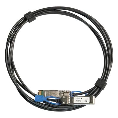 Cable de Conexión Directa SFP / Triple Velocidad 1G/10G/25G / Longitud 1 m (3.3 ft) / Baja Latencia / Bajo Consumo / MTBF 100,000 h