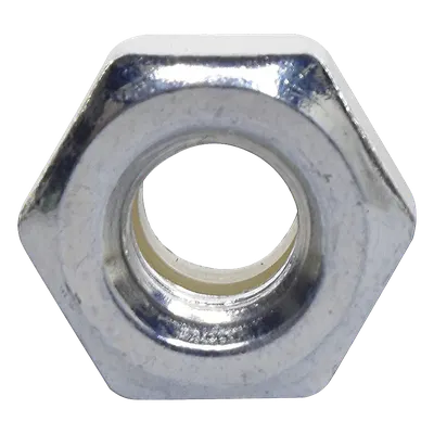 Tuerca de seguridad / Galvanizada electrolítica / 1/2 pulgada / Hexagonal / Acero de alta resistencia