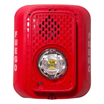 Sirena Estroboscópica LED System Sensor P2RLEDSP con Candela Ajustable