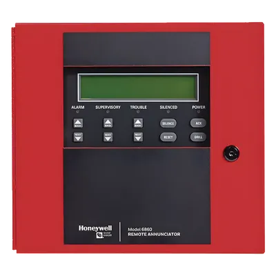 Anunciador Remoto Silent Knight 6860 con Pantalla de 160 Caracteres y 4 Teclas