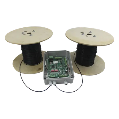 MICALERT Cable Sensor para Paredes, Rejas Rigidas o barandales / 2 zonas de 305 metros / 610 Metros de Protección Total