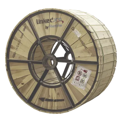Cable de fibra óptica aérea LINKEDPRO OC-ADSS-24C-S200/4KM, 24 hilos