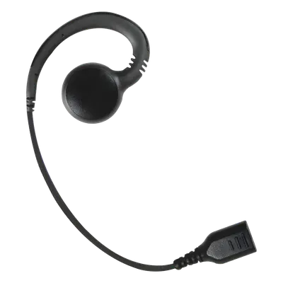 Auricular de Gancho / Altavoz Giratorio 360° / Cable de Fibra Trenzada / Conector SNAP / Compatible con Micrófono de Solapa Serie SNAP