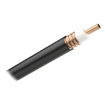 Cable Coaxial RF / 50 Ω / Bobina 500 m (1640 ft) / Atenuación 0.778 dB/30 m / Blindaje Cobre Sólido / Propagación 91 %