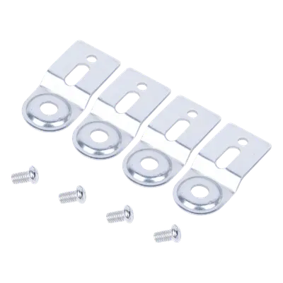 Kit de Sujeción a Pared / Capacidad 50 kg / Acero con Tratamiento Electrolítico / 4 Puntos de Fijación